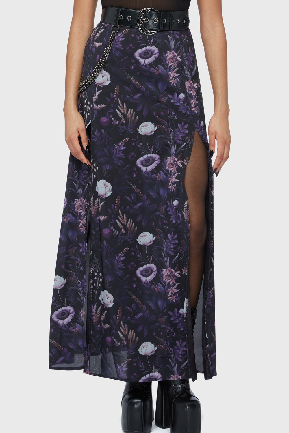 Dusk's Garden Maxi Skirt Killstar / Womens
