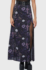 Dusk's Garden Maxi Skirt Killstar / Womens