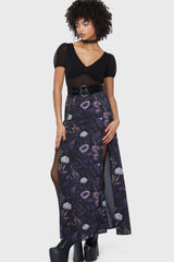 Dusk's Garden Maxi Skirt Killstar / Womens