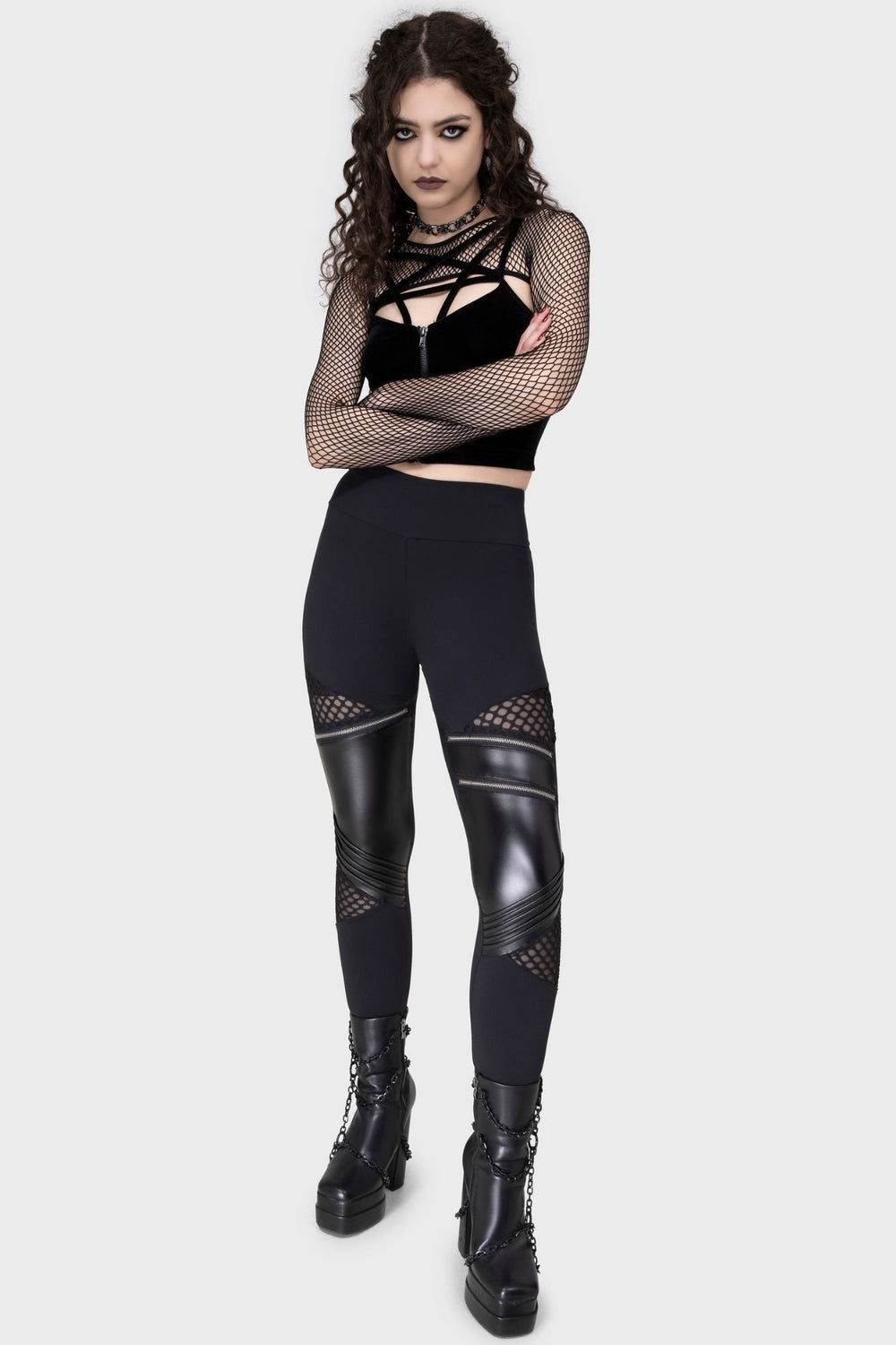 Neo Noir Leggings Killstar / Womens