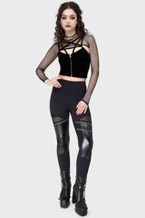 Neo Noir Leggings Killstar / Womens
