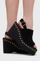 Witchblossom Wedge Sandals Killstar / Womens