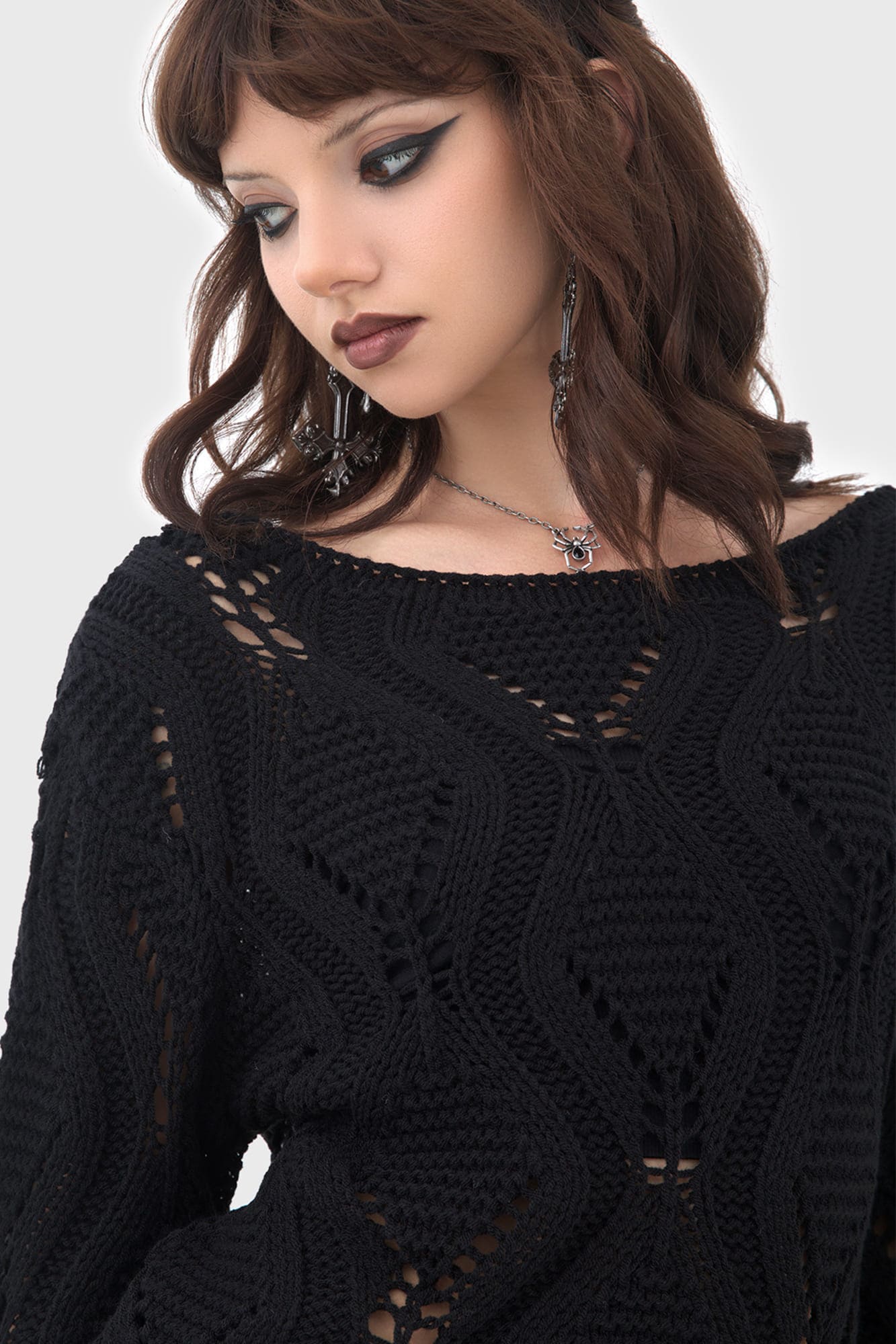 Nebula Riot Sweater Killstar / Womens