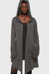 Forget Wishing Knit Cardigan [Grey] Killstar / Womens