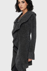 Lunar Owl Cardigan [Grey] Killstar / Womens
