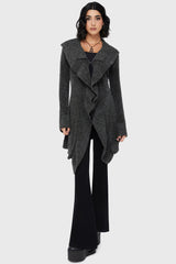 Lunar Owl Cardigan [Grey] Killstar / Womens