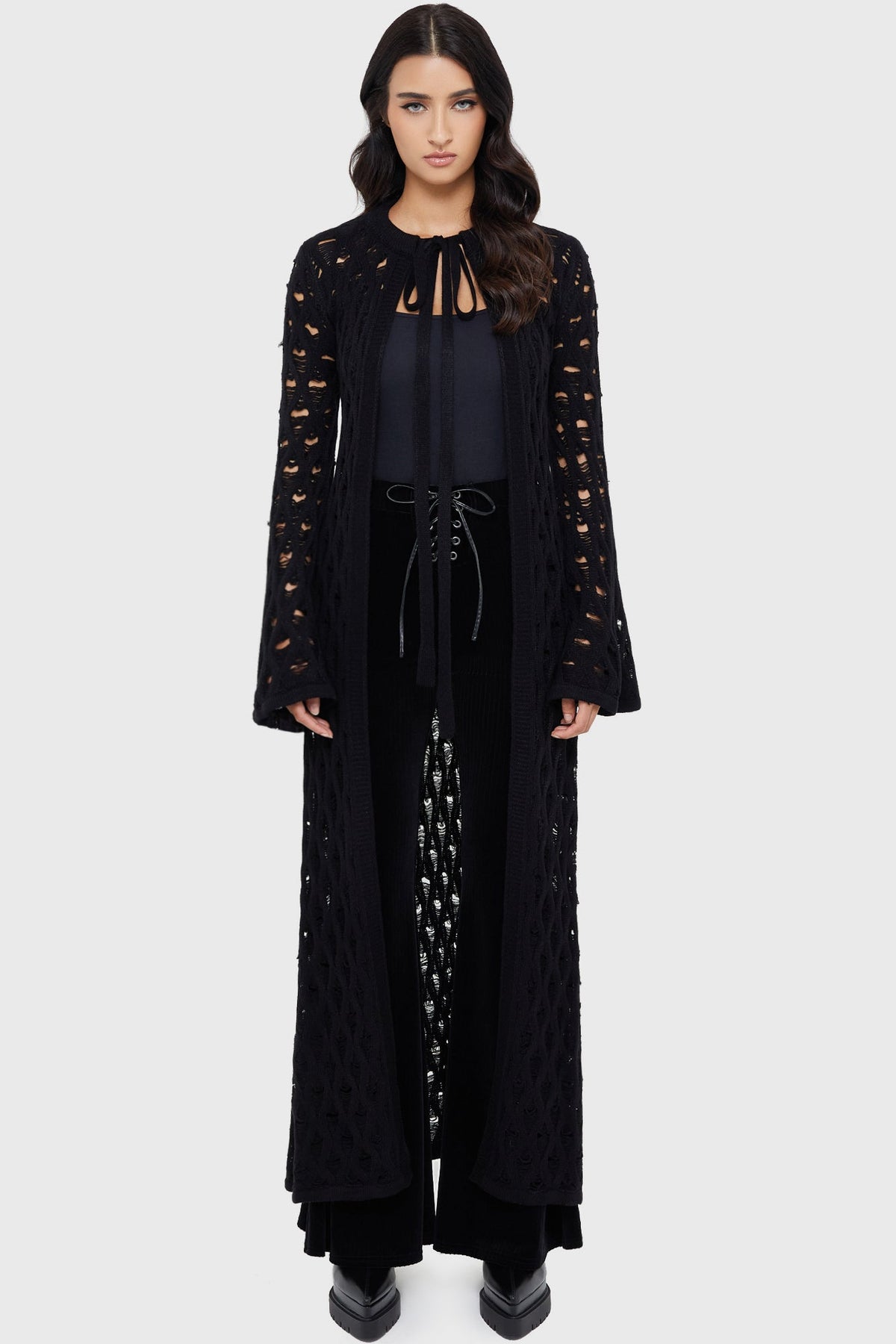 Nymeria Cardigan [BLACK] Killstar / Womens