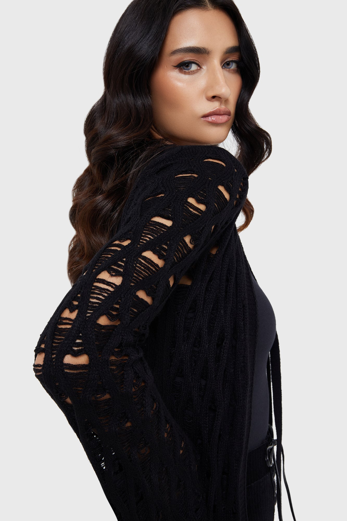 Nymeria Cardigan [BLACK] Killstar / Womens
