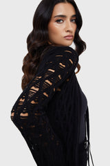 Nymeria Cardigan [BLACK] Killstar / Womens