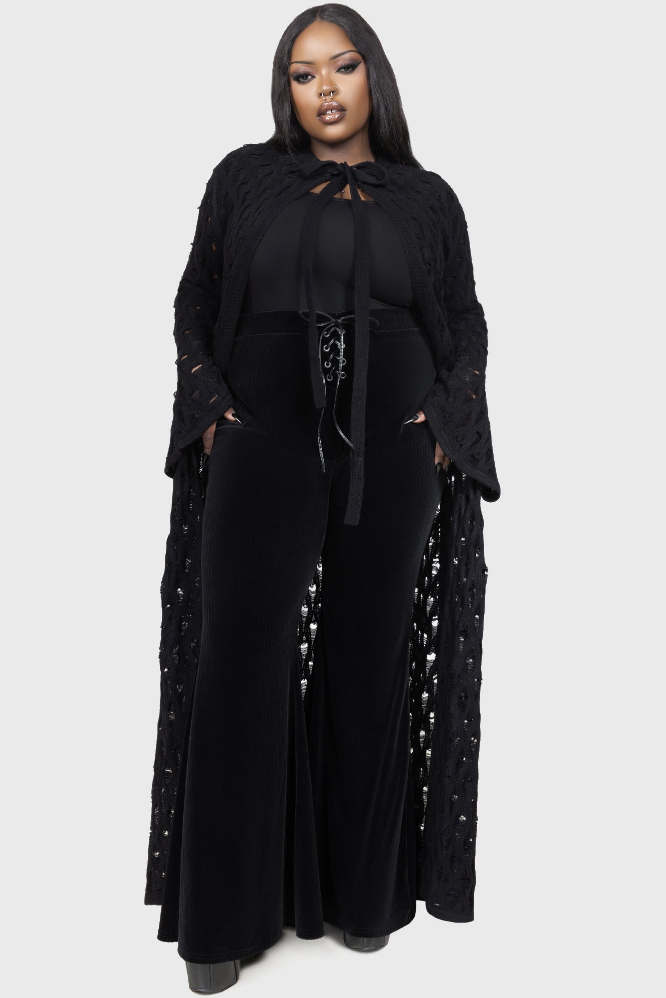 Nymeria Cardigan [BLACK] Killstar / Womens