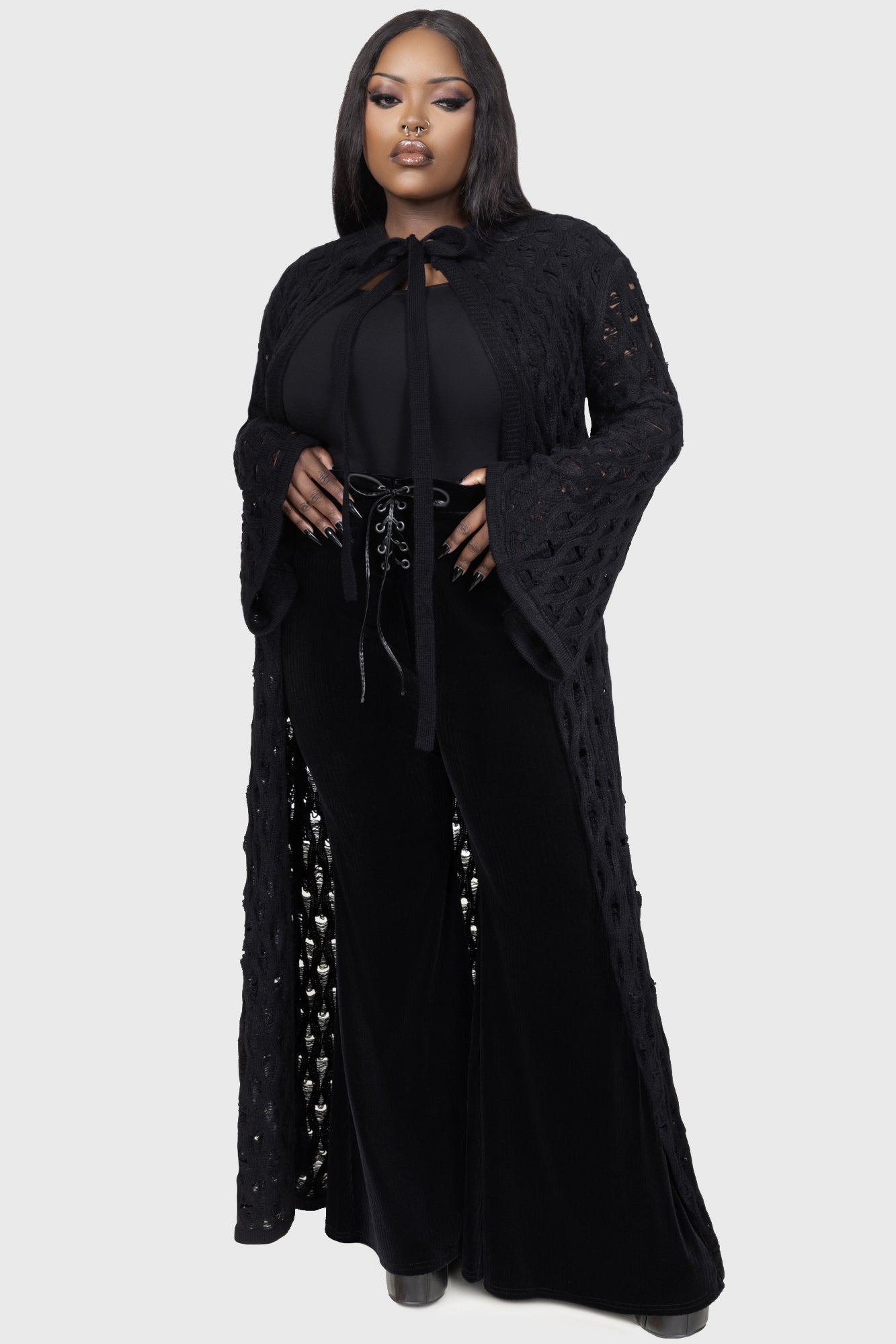 Nymeria Cardigan [BLACK] Killstar / Womens