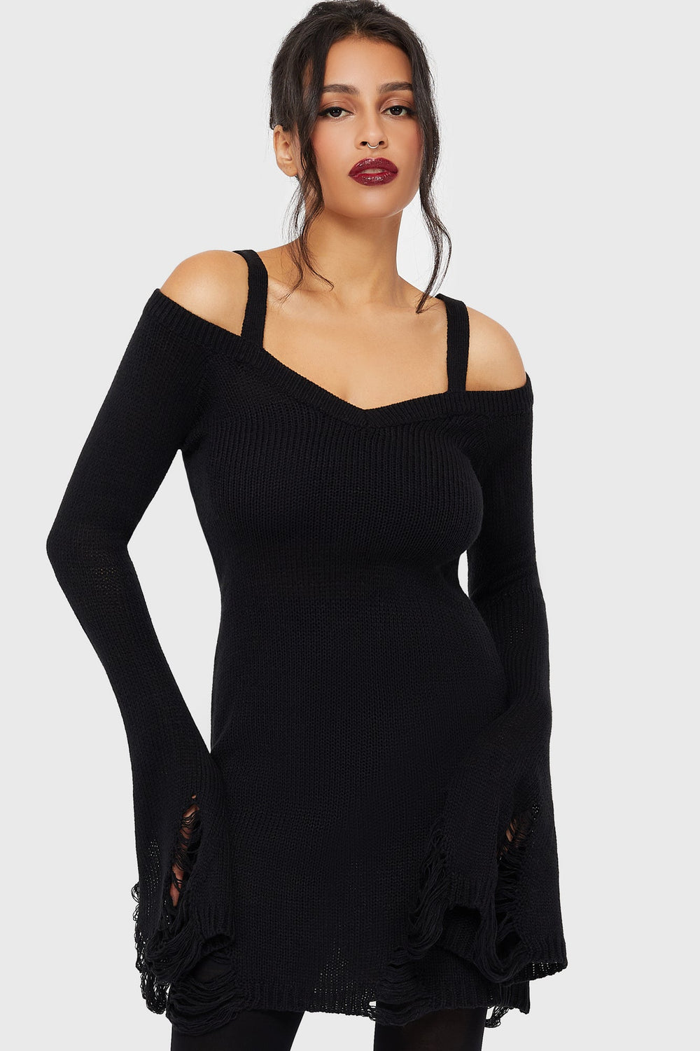 Night Widow Mini Dress Killstar / Womens