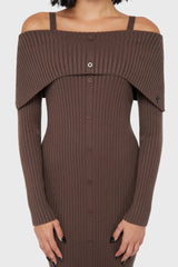 Dusk Empress Dress [Brown] Killstar / Womens