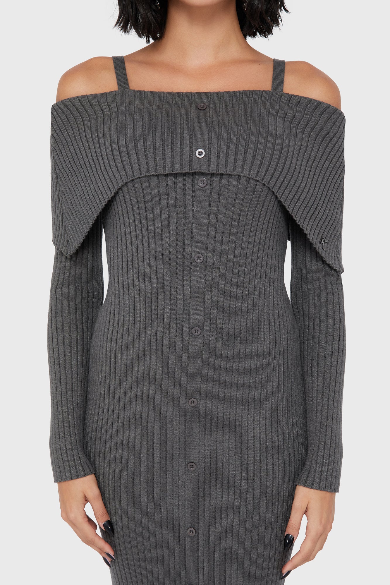 Dusk Empress Dress [Grey] Killstar / Womens