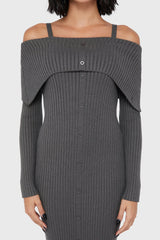 Dusk Empress Dress [Grey] Killstar / Womens