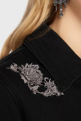 Gaia Adorned Embroidered Jacket Killstar / Womens