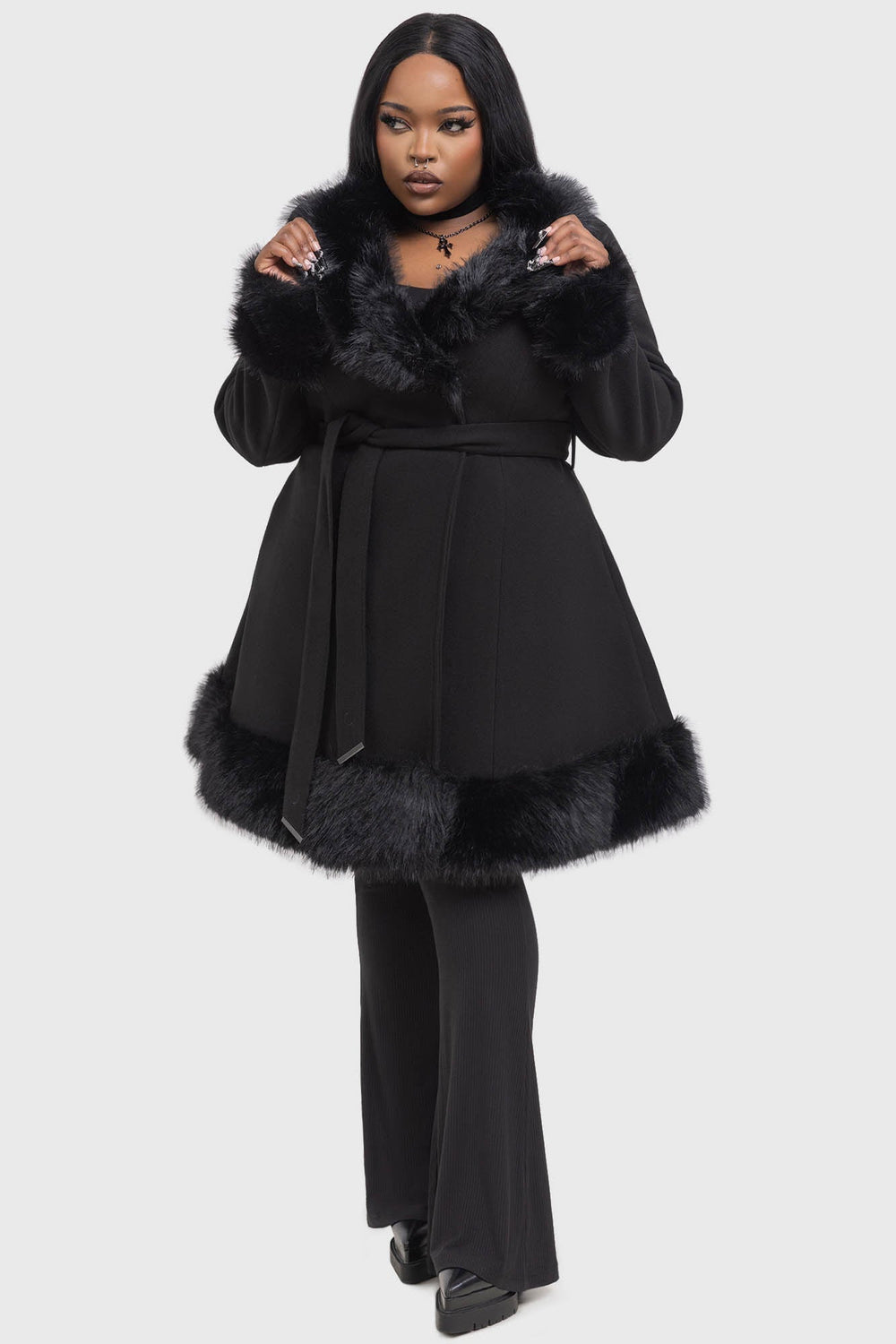 Almost Mayhem Coat Killstar / Womens