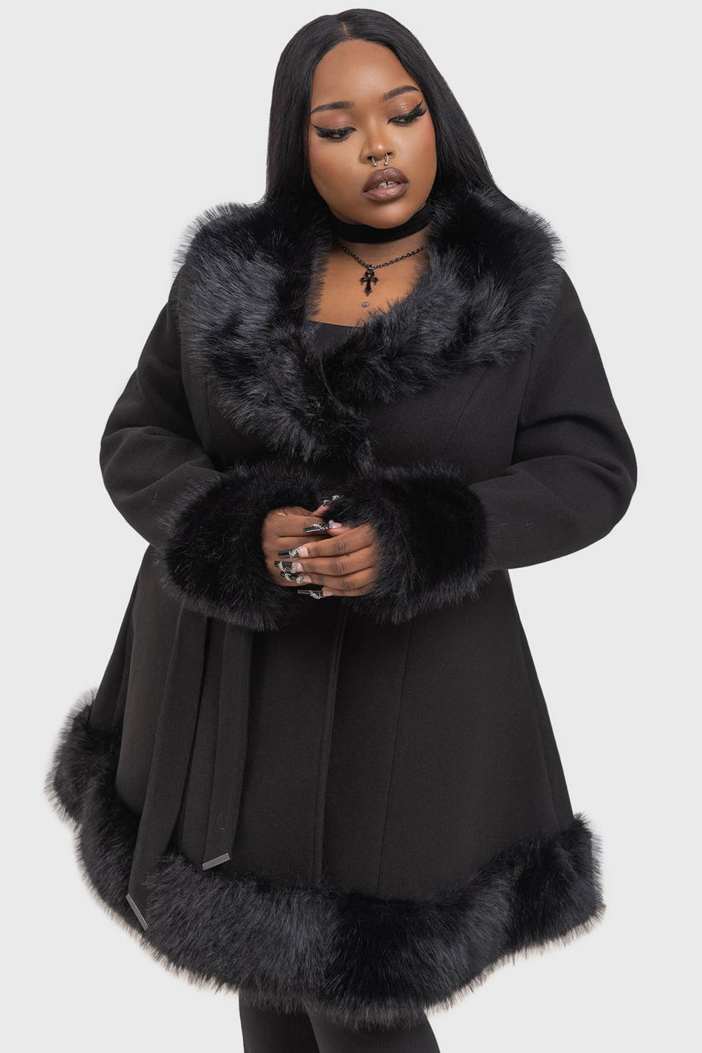 Almost Mayhem Coat Killstar / Womens