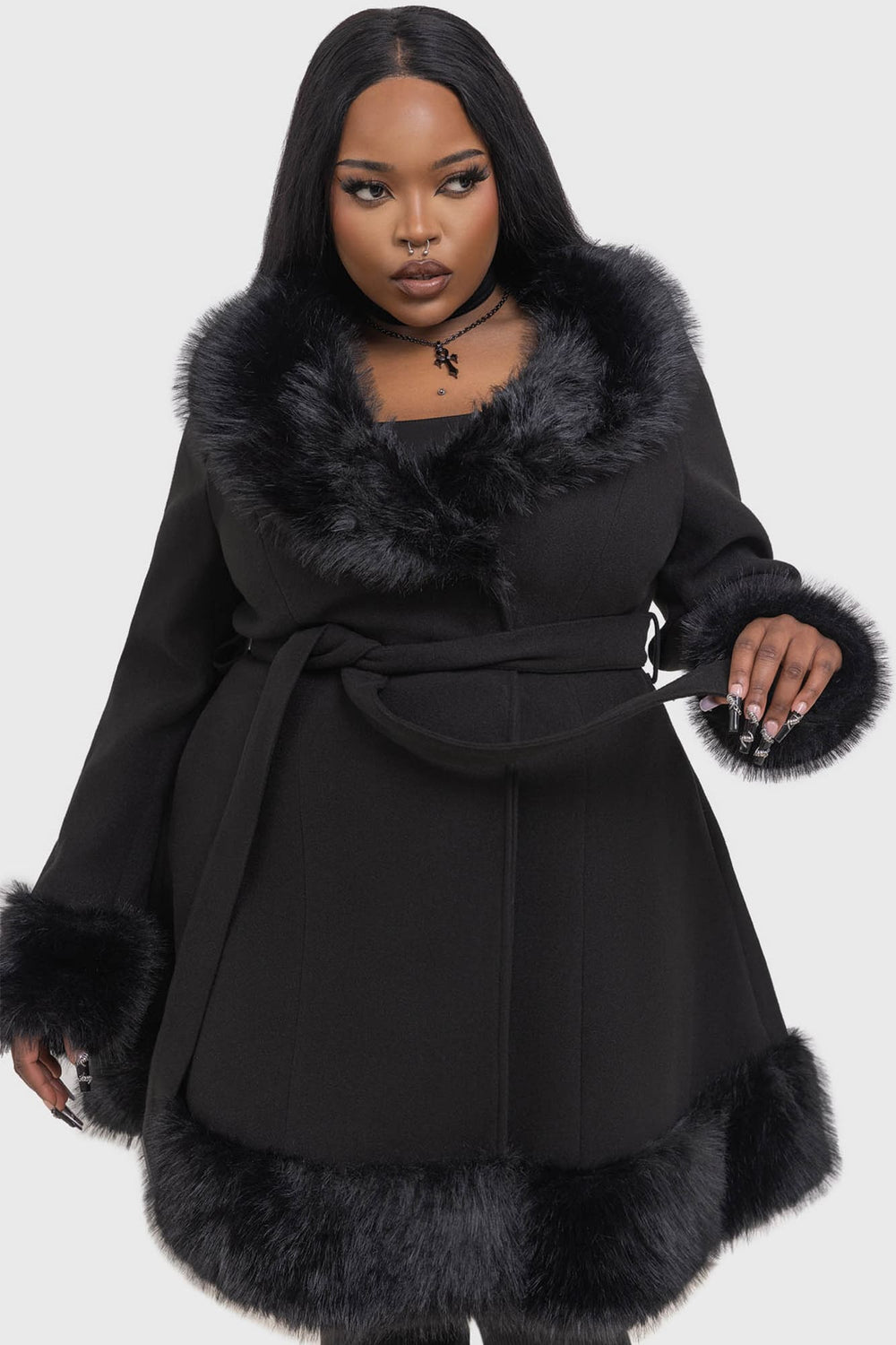Almost Mayhem Coat Killstar / Womens