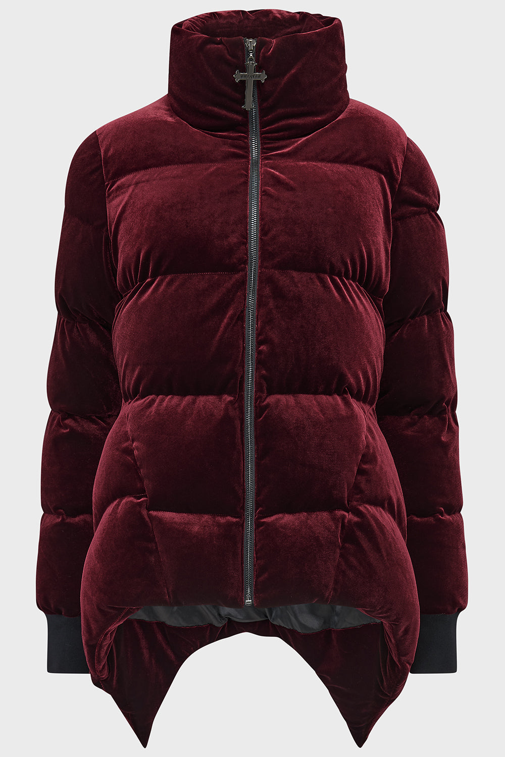 Deadliest Nightvelvet Puffer Coat [RED] Killstar / Womens