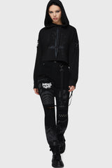 Final Dictvm Crop Hoodie Killstar / Womens