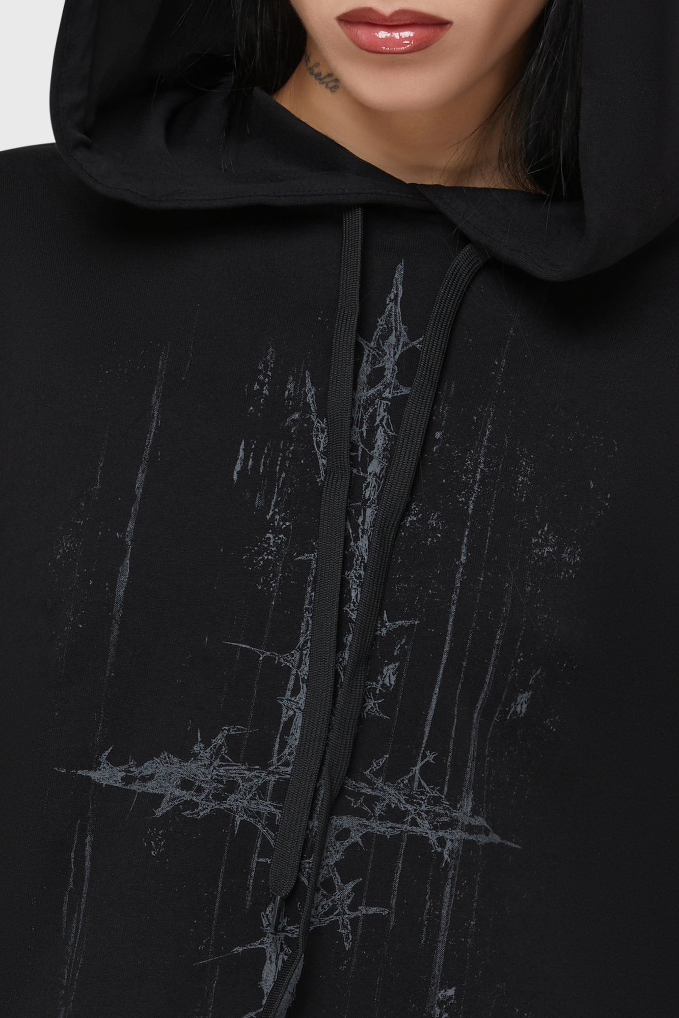 Final Dictvm Crop Hoodie Killstar / Womens