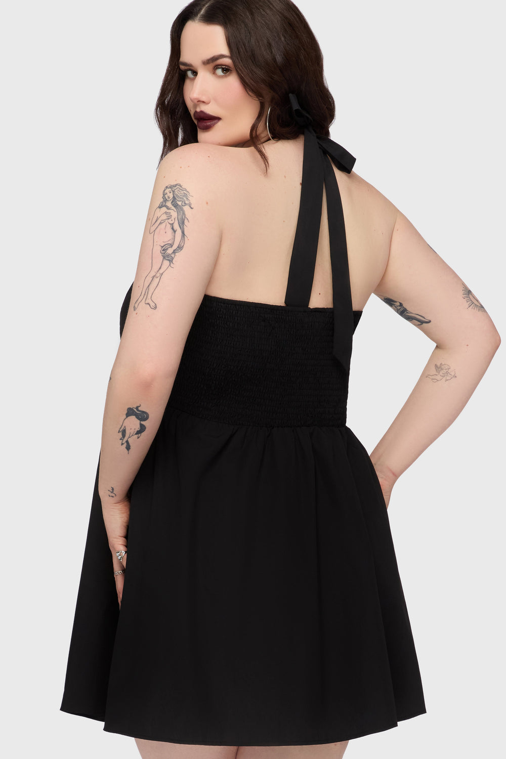 Devil's Darling Halter Neck Mini Dress Killstar / Womens