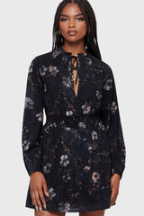 Autumna Mini Dress [Black/Multi] Killstar / Womens