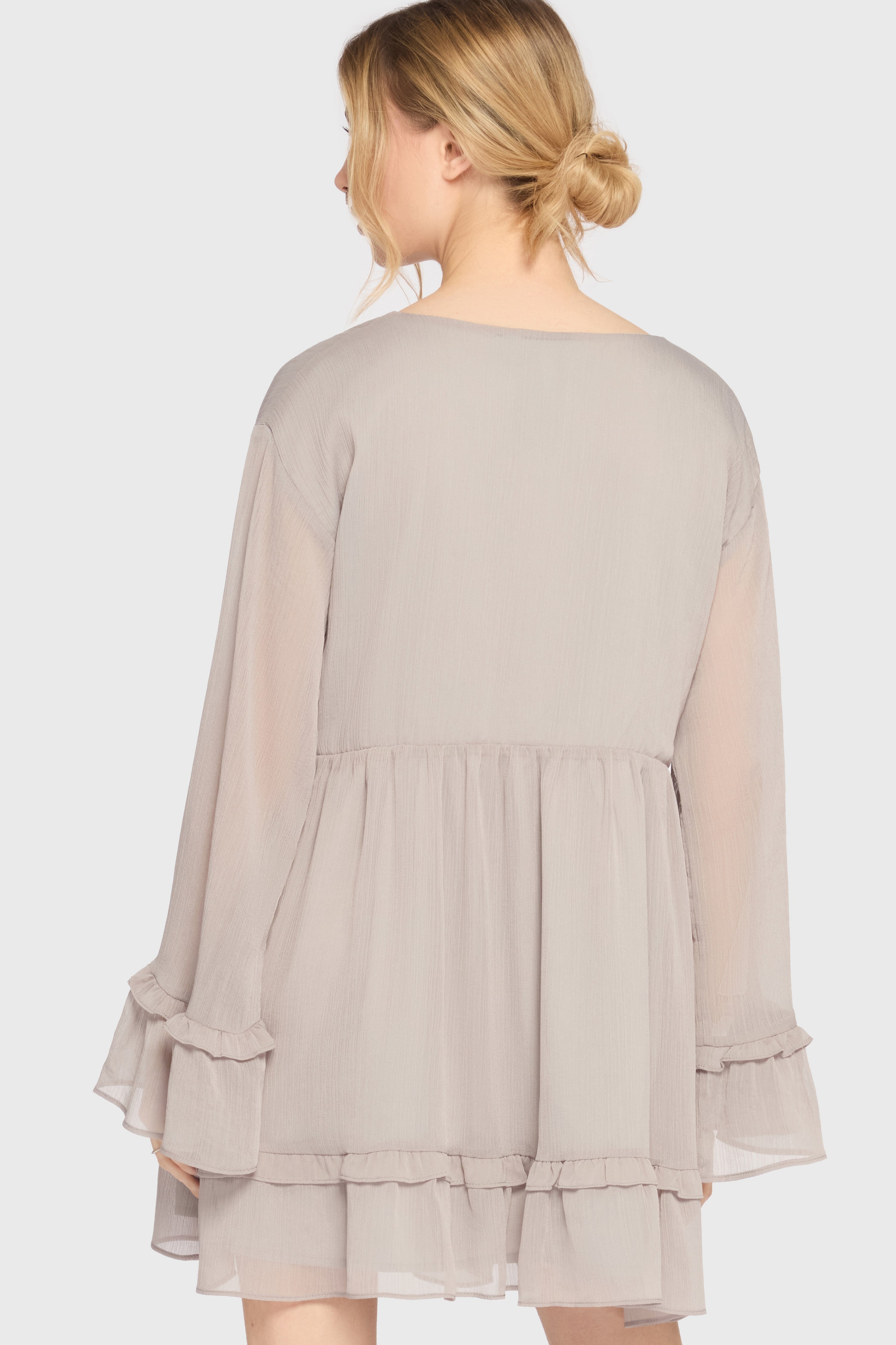 Seraph In Ash Mini Dress [GREY] Killstar / Womens