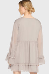 Seraph In Ash Mini Dress [GREY] Killstar / Womens