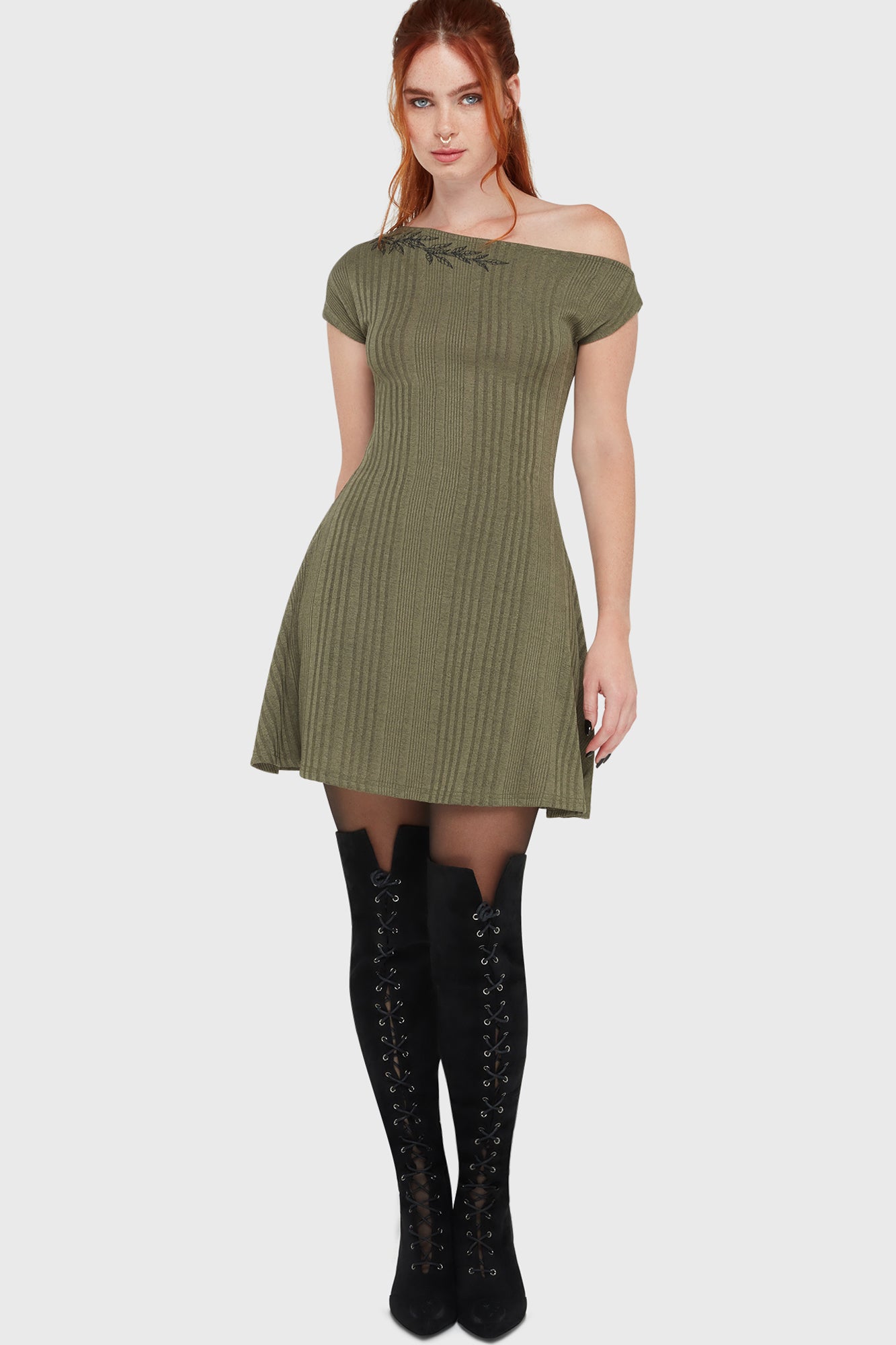 Ethereal Forest Mini Dress Killstar / Womens