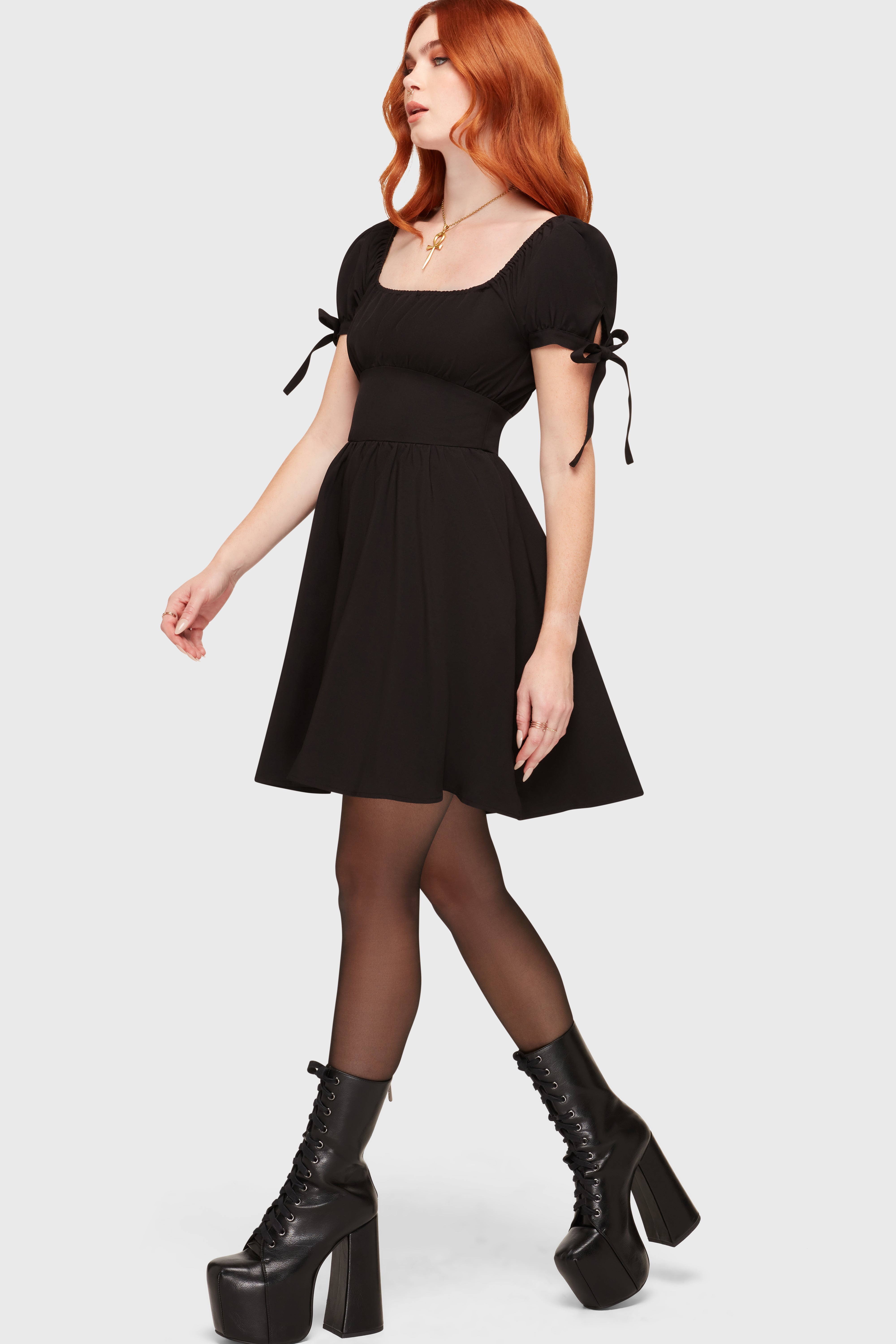 Grim Gretchen Mini Dress Killstar / Womens