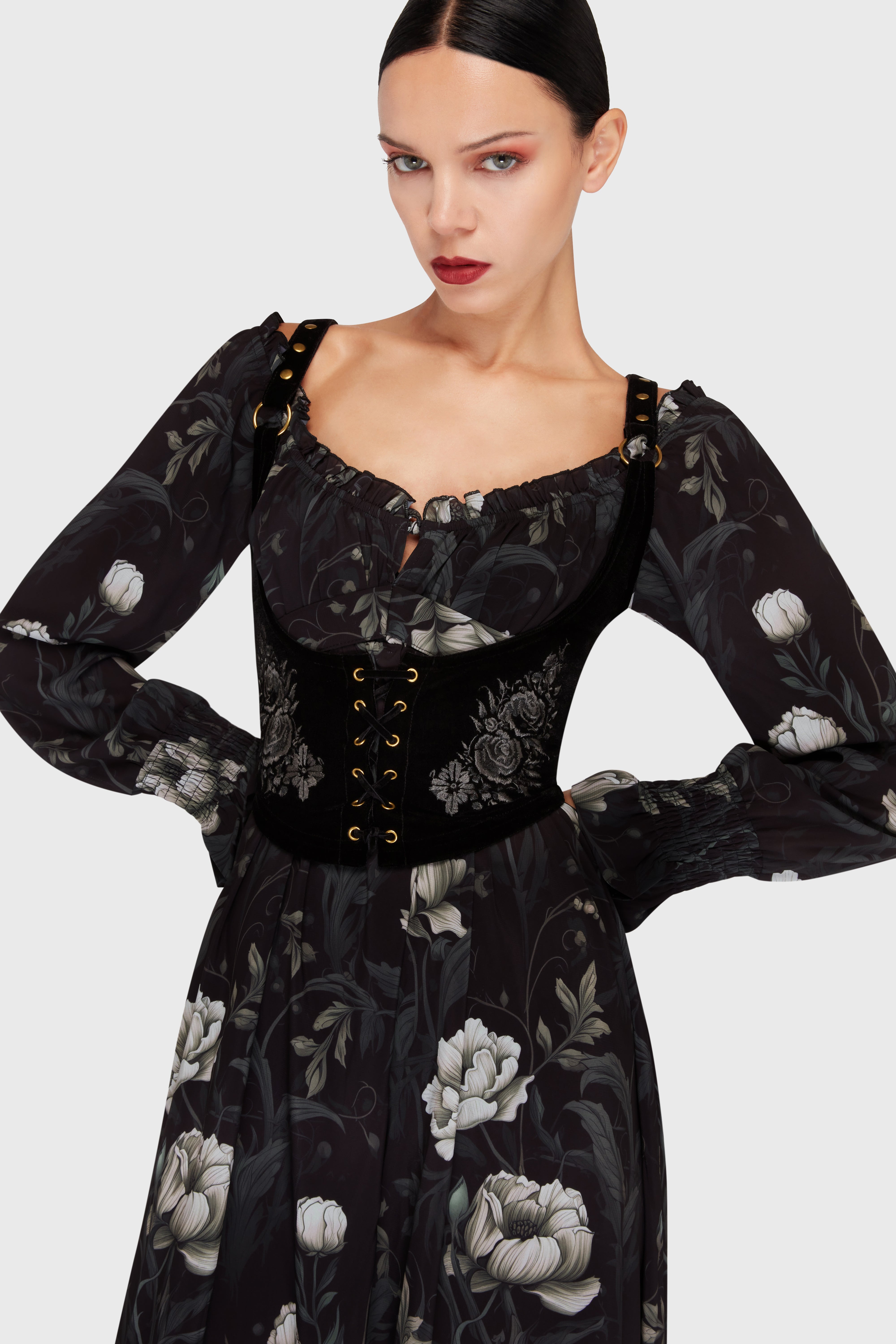 Ivory's Chorus Midi Dress Killstar / Womens