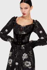 Ivory's Chorus Midi Dress Killstar / Womens