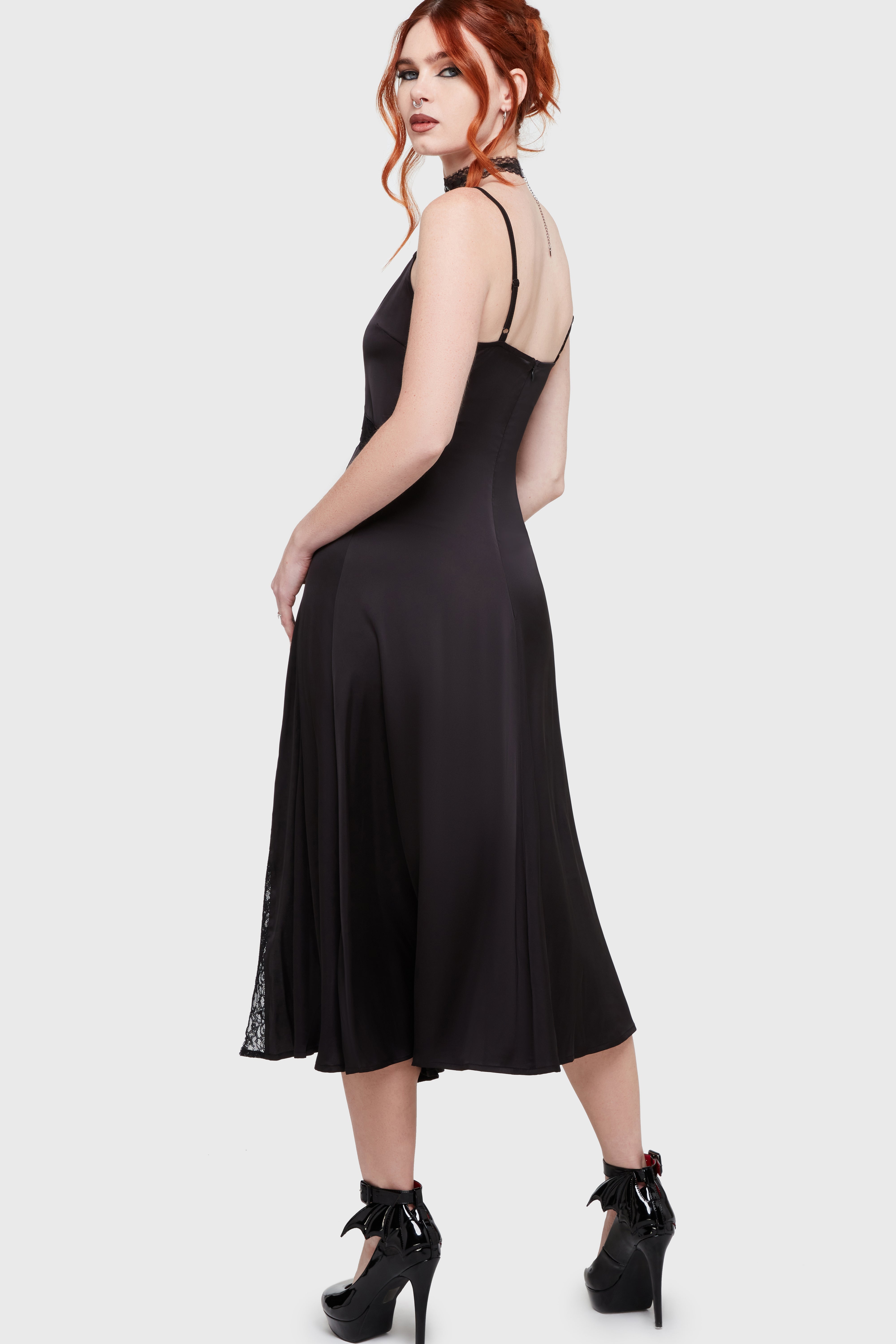 Twilight Waltz Midi Dress Killstar / Womens