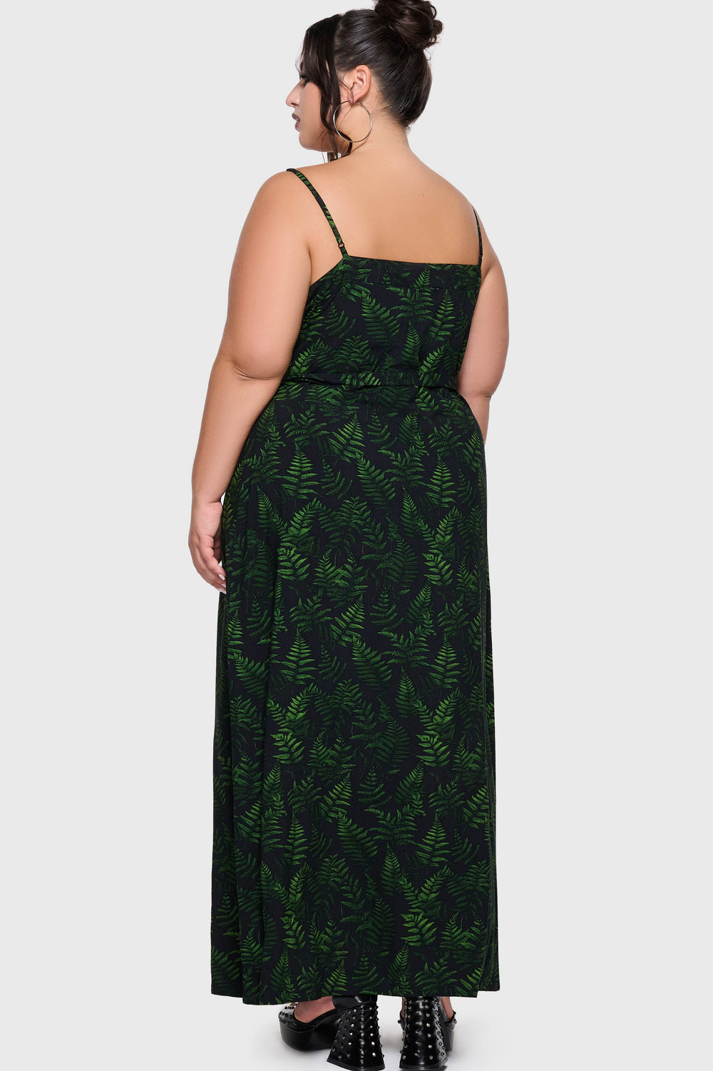 Cottage Chorus Maxi Dress [BLACK/GREEN] Killstar / Womens