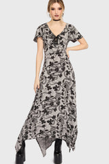 Venomous Rose Maxi Dress Killstar / Womens