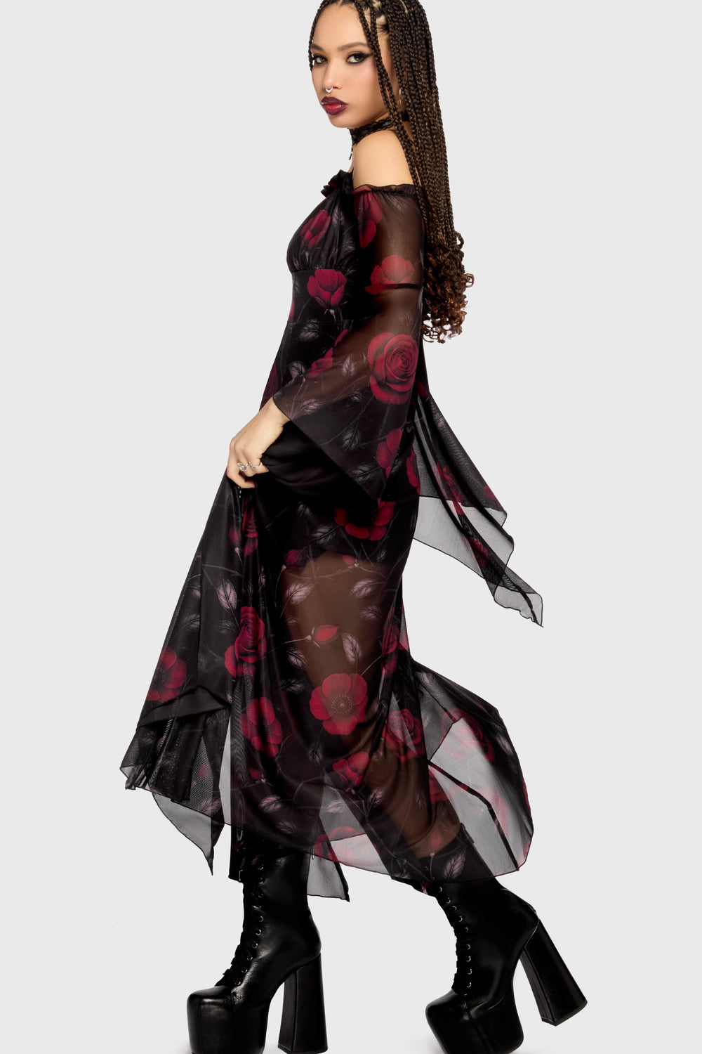 Fawnelle Maxi Dress Killstar / Womens