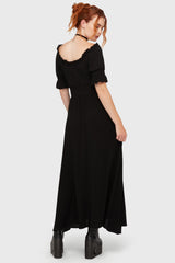 Jocasta Maxi Dress Short Sleeve [BLACK] Killstar / Womens