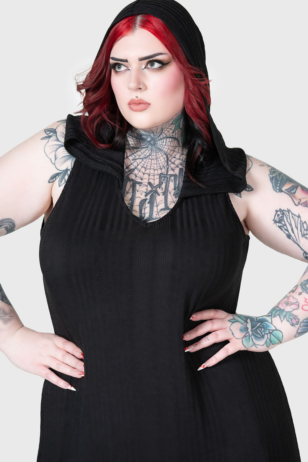 Hexin Hooded Dress Killstar / Womens