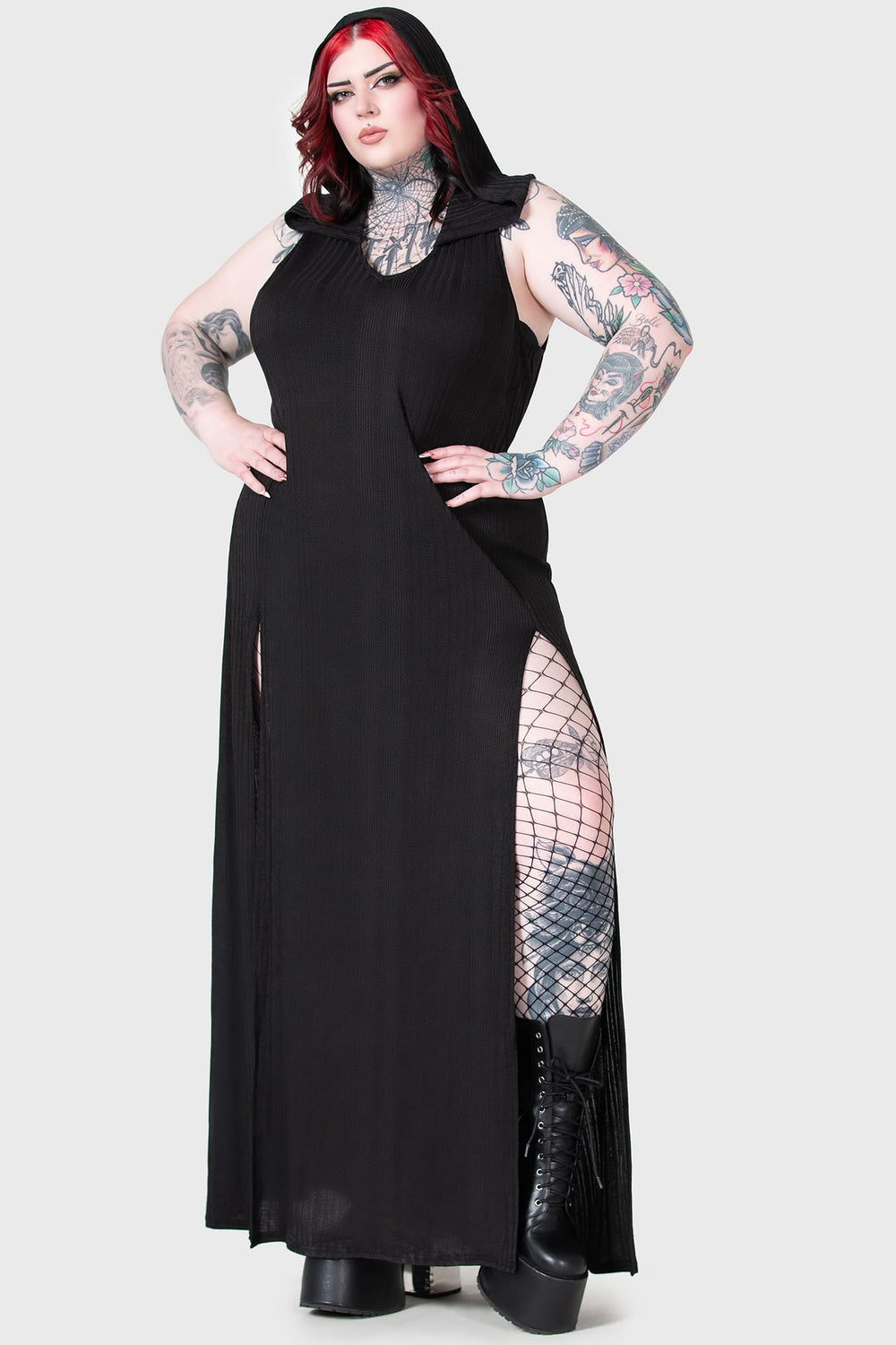 Hexin Hooded Dress Killstar / Womens