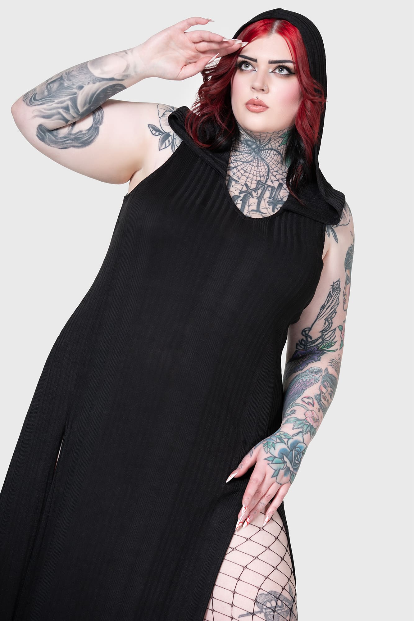 Hexin Hooded Dress Killstar / Womens