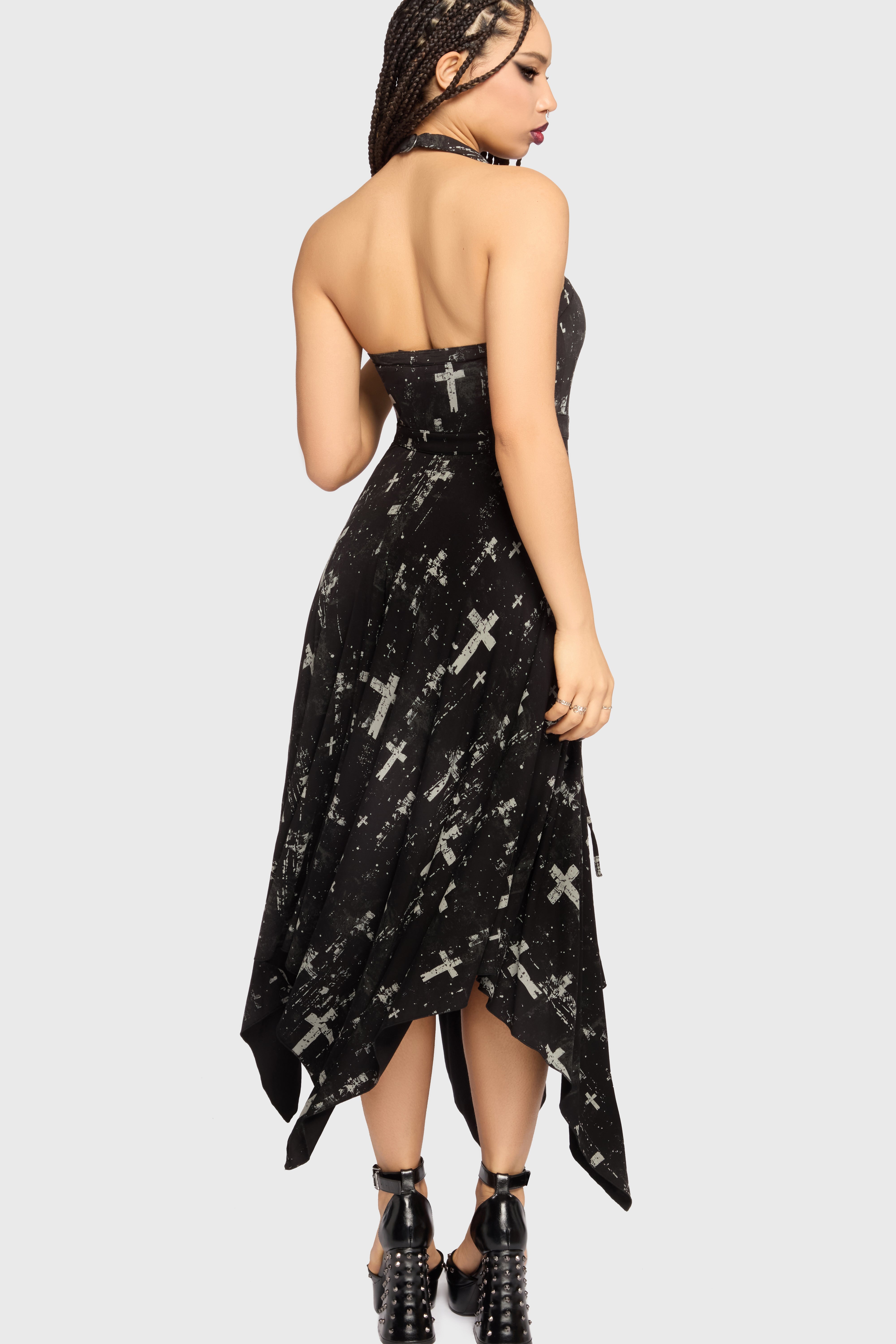Tenebris Chapel Maxi Dress Killstar / Womens