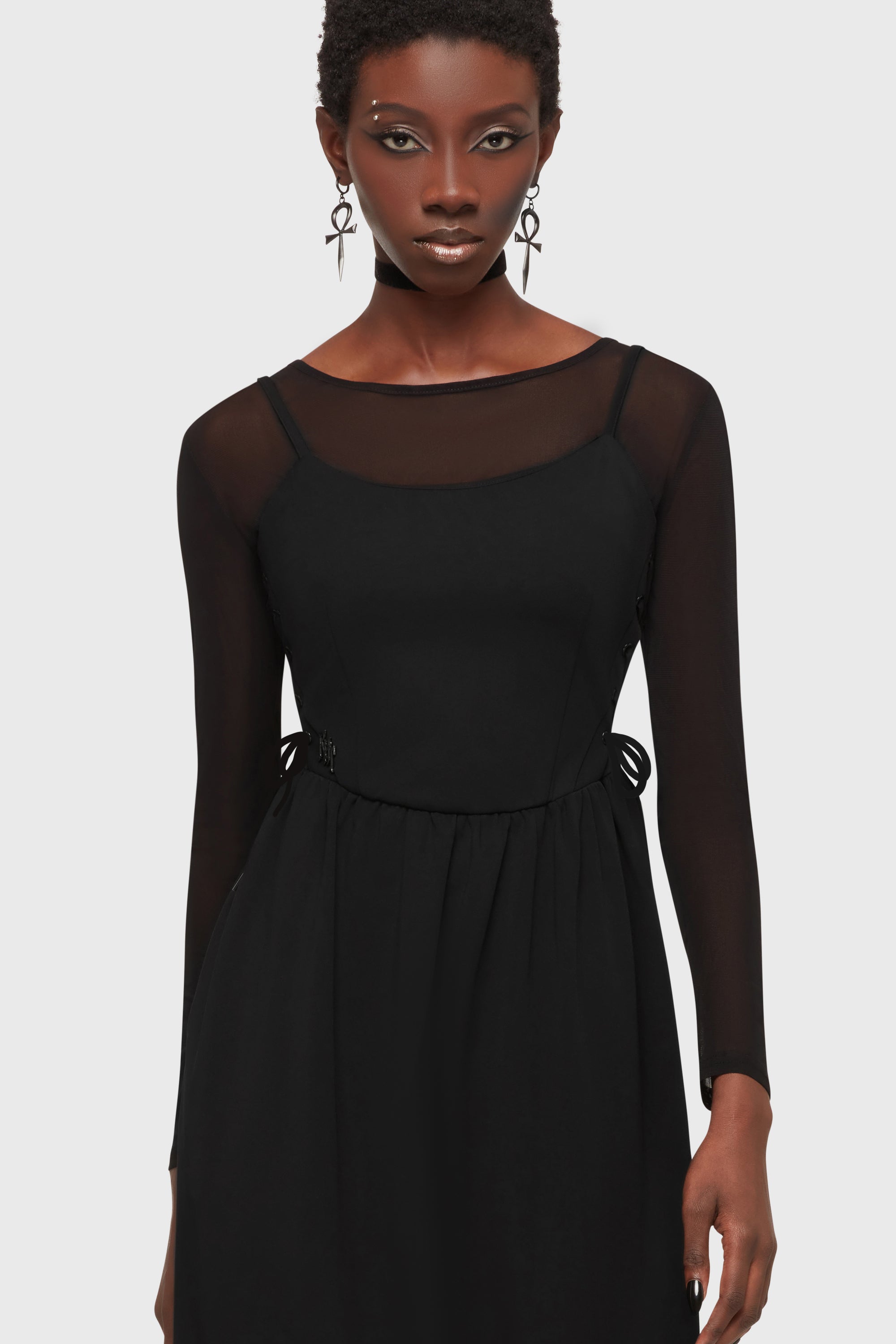 Kaia's Storm Maxi Dress Killstar / Womens