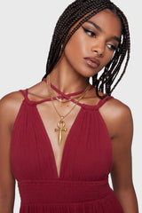 Shadow Dance Dress [Red] Killstar / Womens