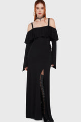 Ghostly Garden Maxi Dress Killstar / Womens