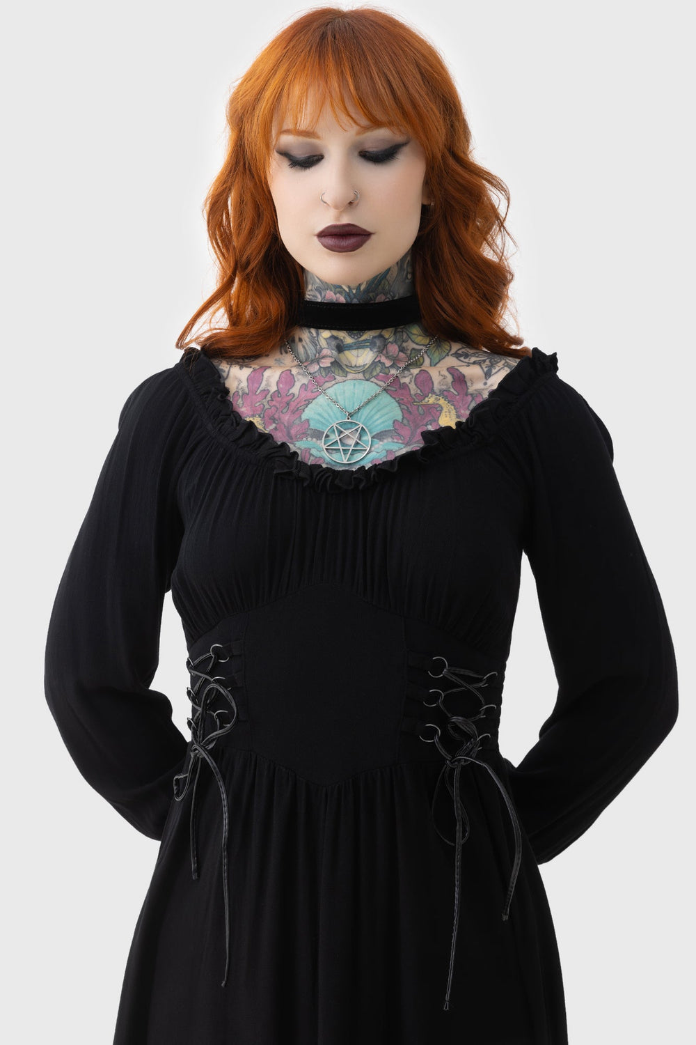 Jocasta Maxi Dress Killstar / Womens