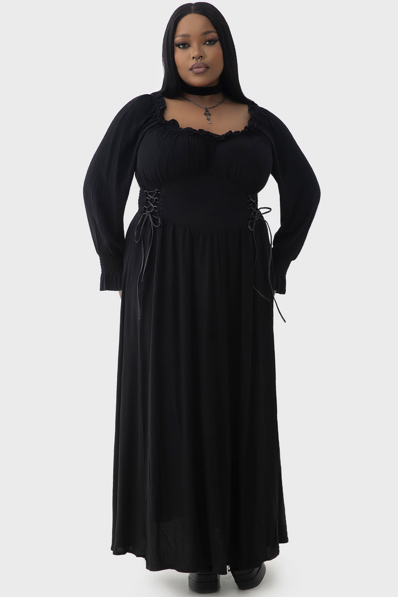 Jocasta Maxi Dress Killstar / Womens
