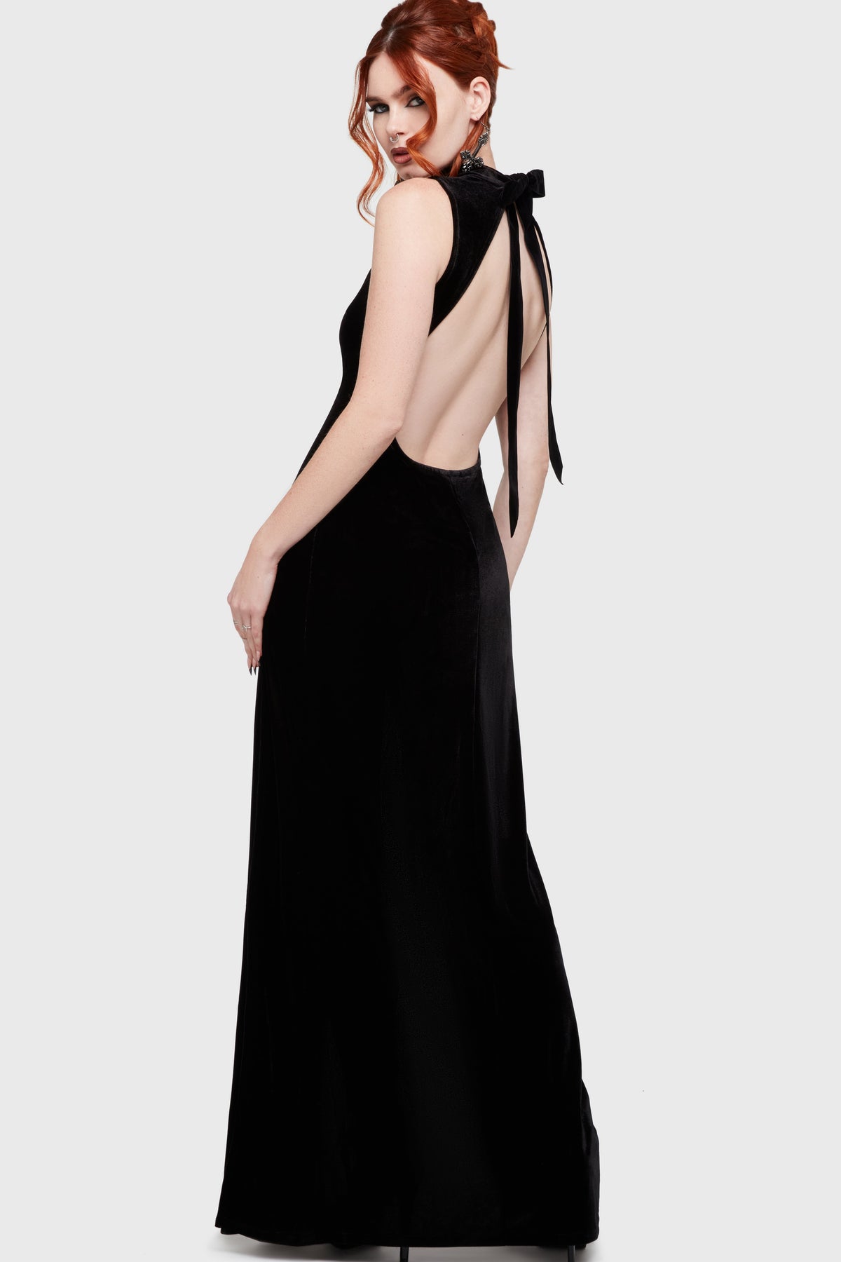 Vamp Whisper Maxi Dress Killstar / Womens