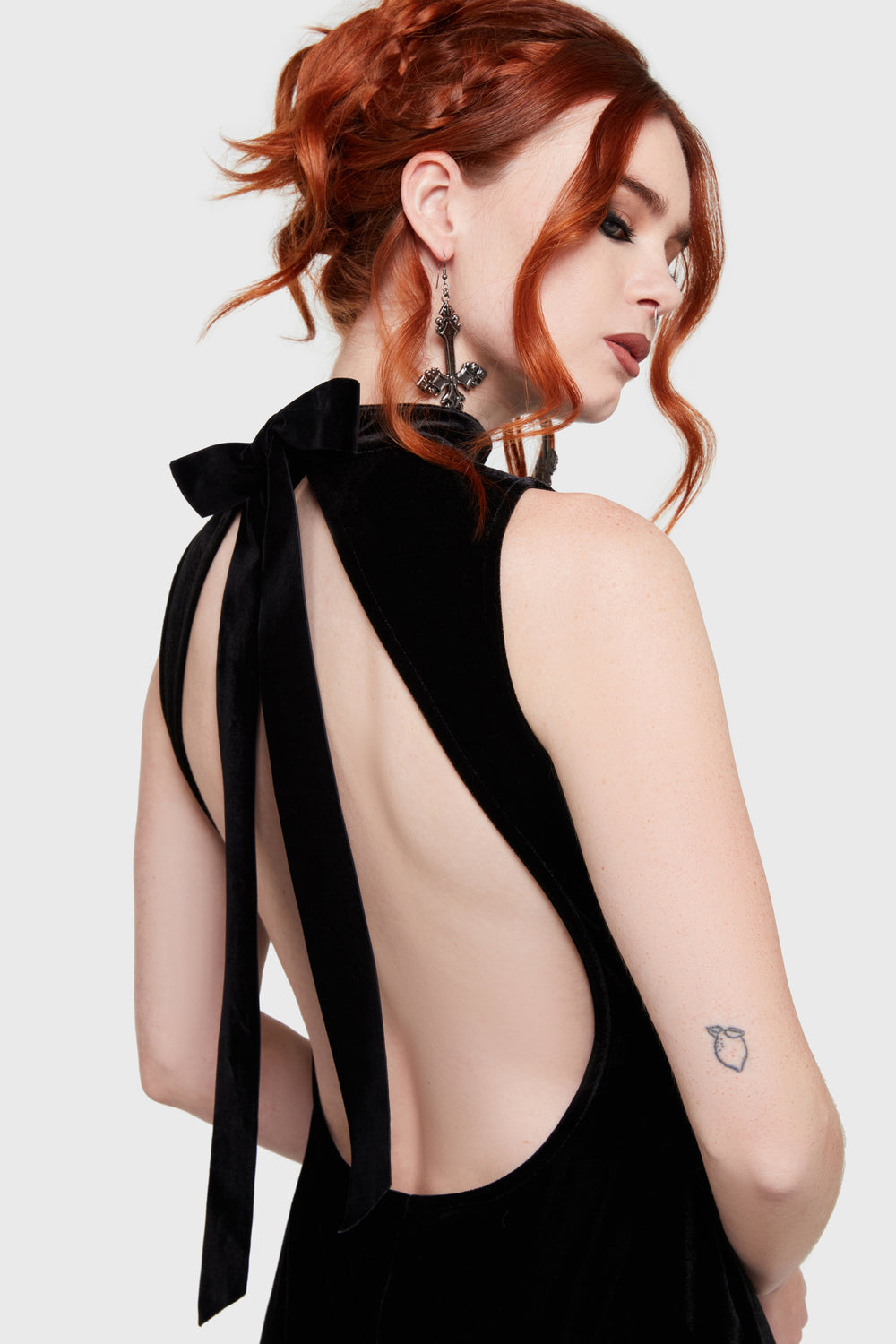 Vamp Whisper Maxi Dress Killstar / Womens